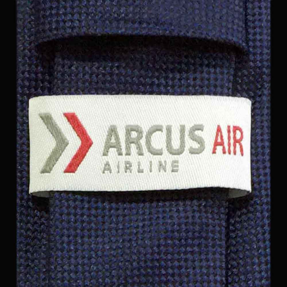 Krawatten Mit Logo Brandlabel - Markenetikette - Arcus Air