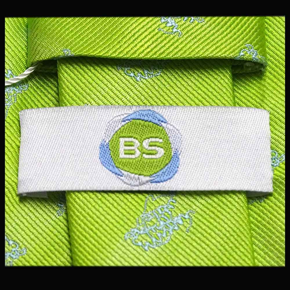 Krawatten Mit Logo Brandlabel - Markenetikette - Bs