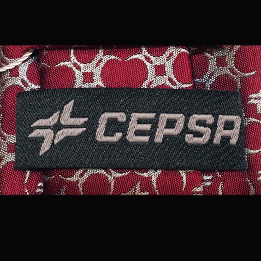 Corbatas con logotipo Brandlabel - Etiqueta de marca - Cepsa