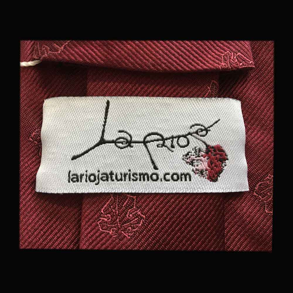 Corbatas con logotipo de marca - Etiqueta de marca - La Rioja