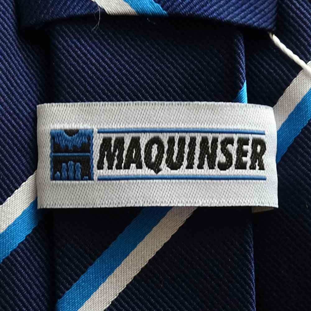 Corbatas con logotipo de marca - Etiqueta de marca - Maquinser