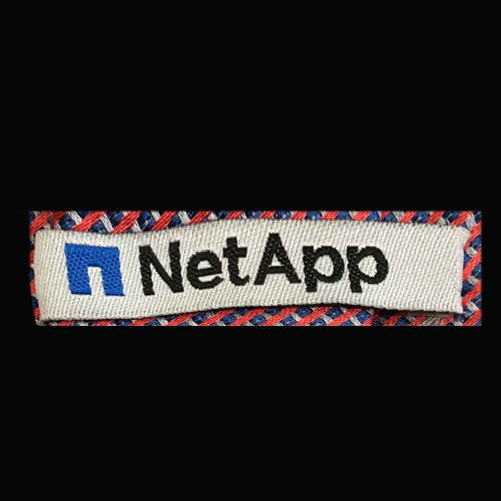 Cravates avec logo Brandlabel - Étiquette de marque - Netapp