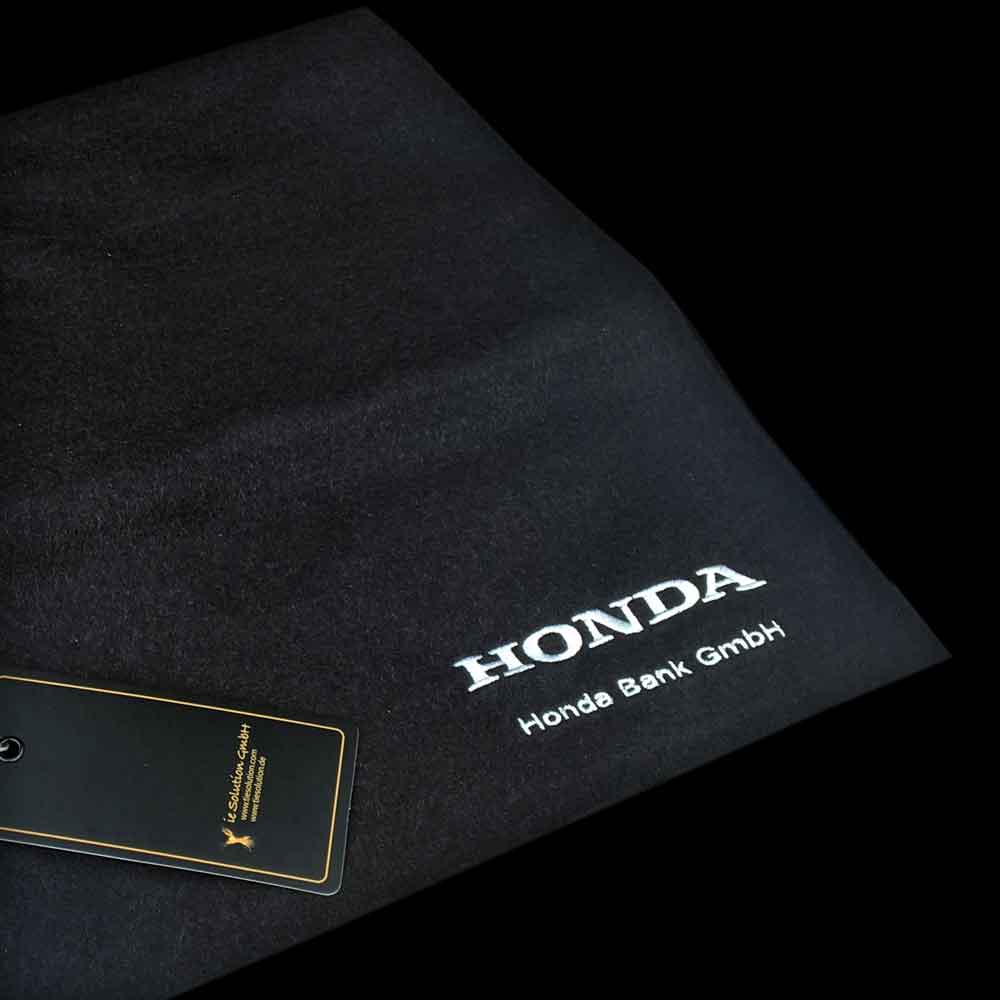 Winterschal Honda Bank Individualisiert.