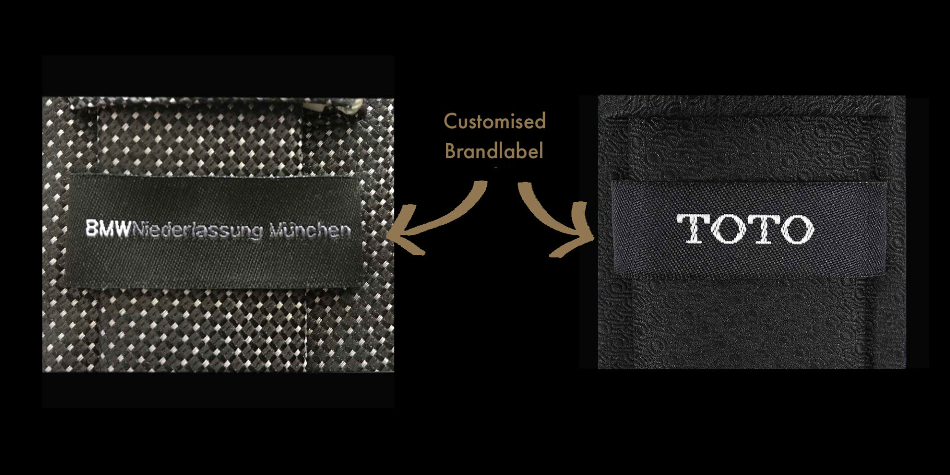 Dizajniranje kravata - brand label