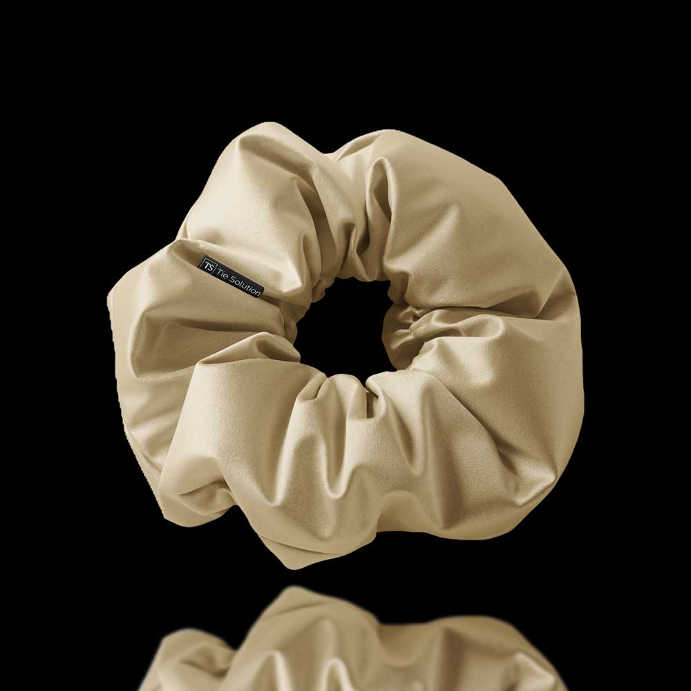 Scrunchies élastiques personnalisés avec étiquette de marque, fabriqués par Tie Solution Gmbh