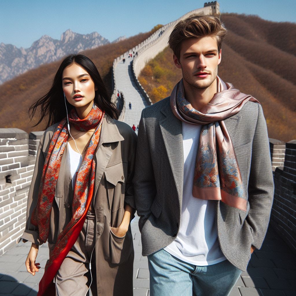 Bufandas personalizadas en línea de China y Corea
