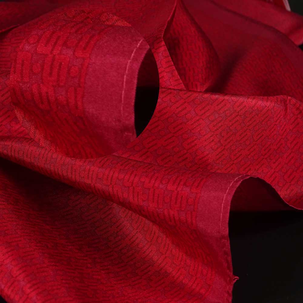 Habotai Cloth with Macro Shot of Fabric Texture