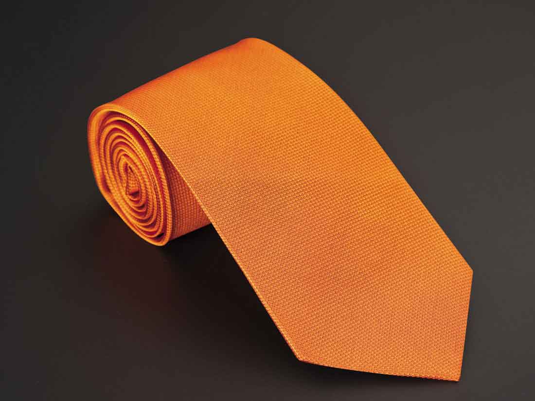 Naranđaste poliesterske kravate