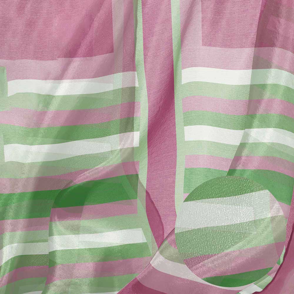 Fular personalizat din mătase Habotai cu fotografie macro a texturii materialului